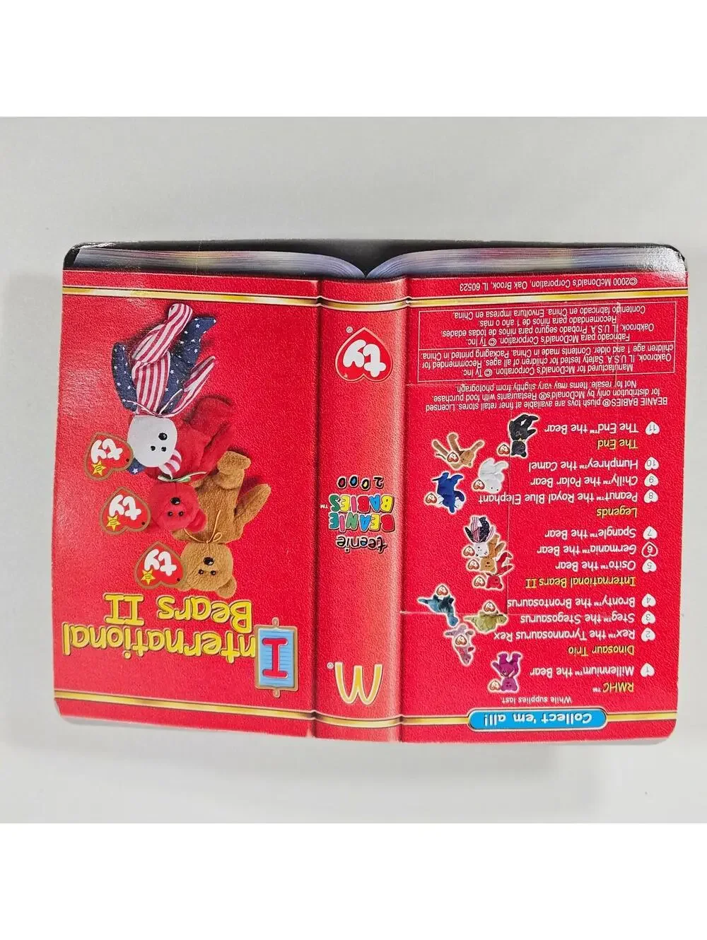 Ty Teenie Beanie Babies McDonalds 2000 Bundle Peanut Humphrey Germania Sealed